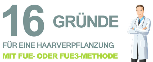 16 Gründe für eine Haarverpflanzung